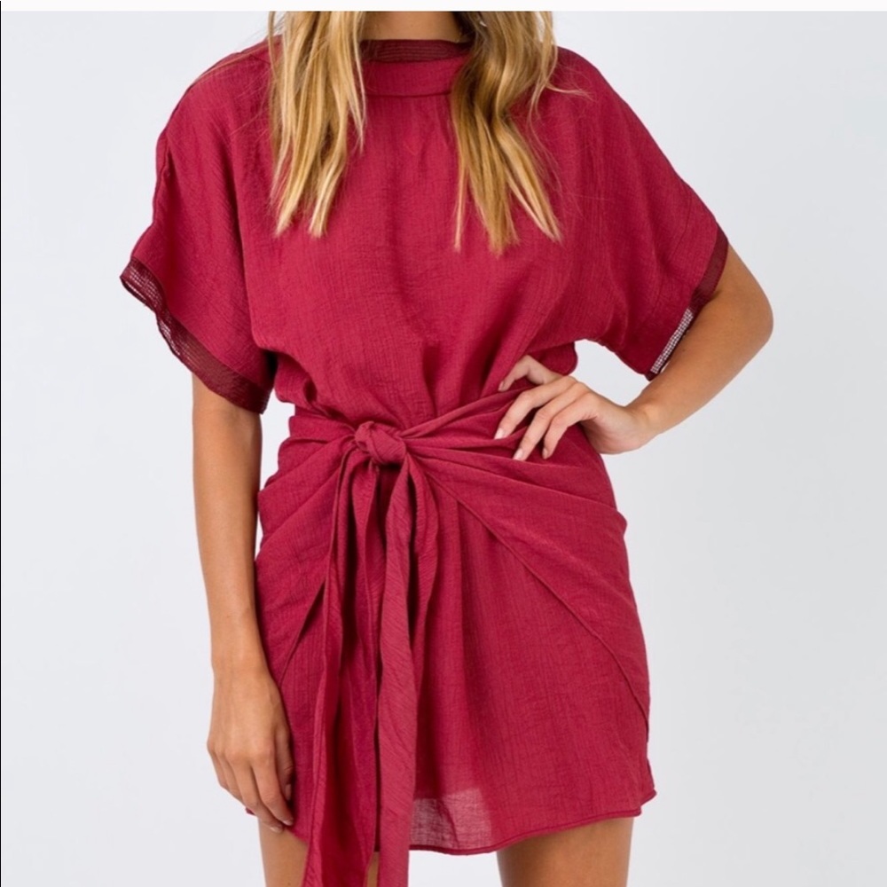 Beautiful Cranberry Color Dress